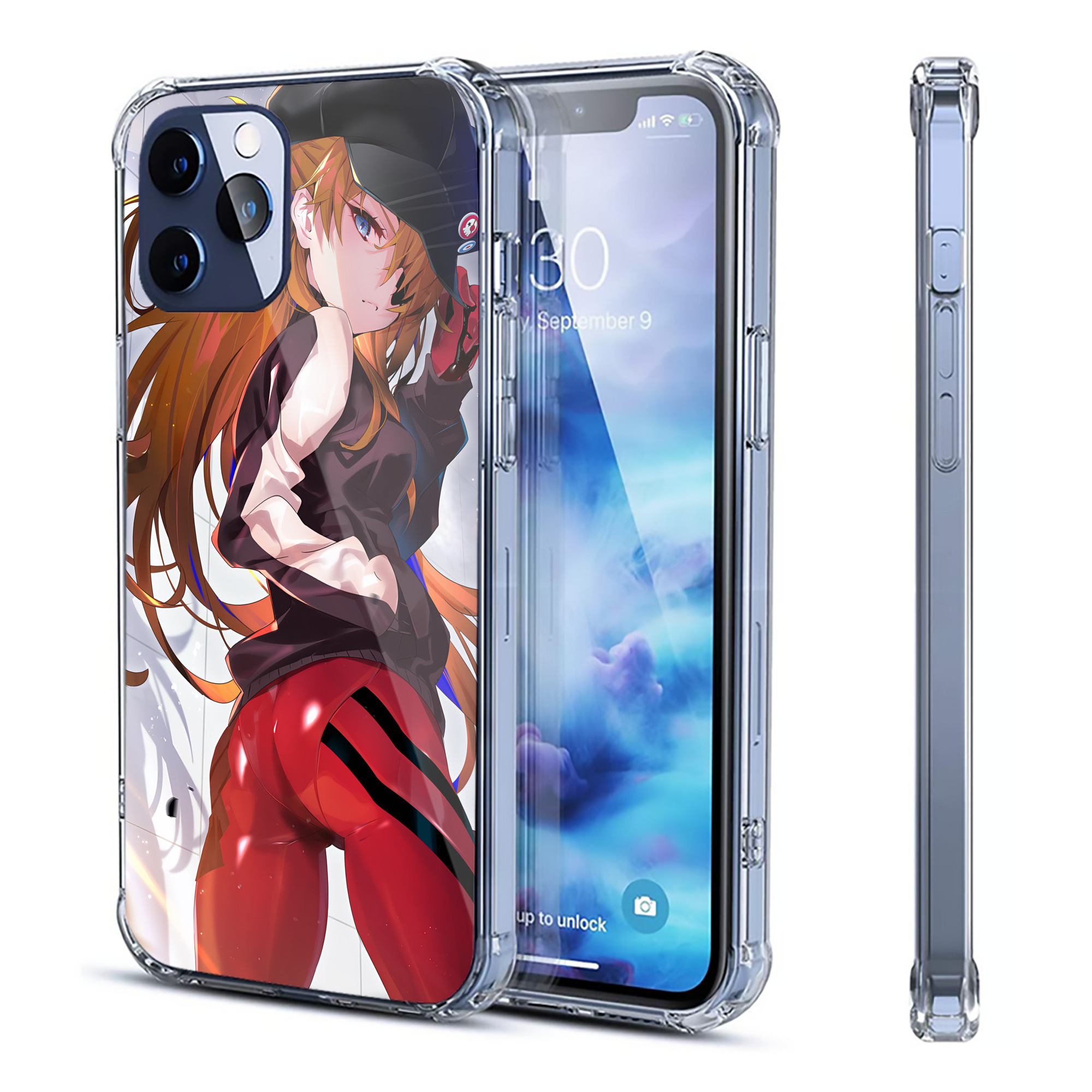 （画像用） EVA 新世紀エヴァンゲリオン 【iPhone 12シリーズ対応】透明スマホケース（クリアソフトケース）